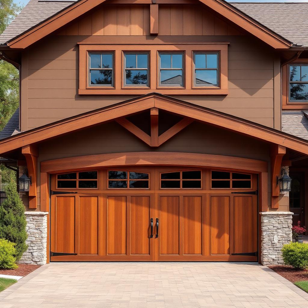 High-quality craftsman style garage door installation by certified technicians